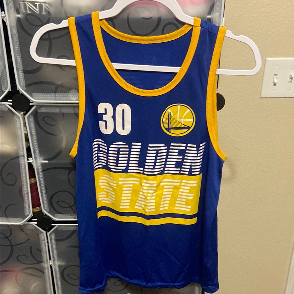 Golden State Blue and Yellow Basketball Jersey